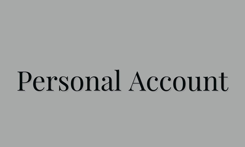Personal account