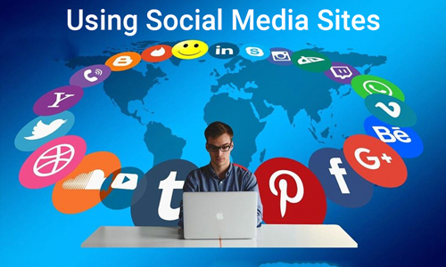 Using social media sites