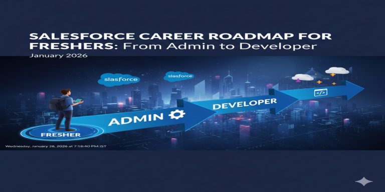 Salesforce Career Roadmap for Freshers: From Admin to Developer