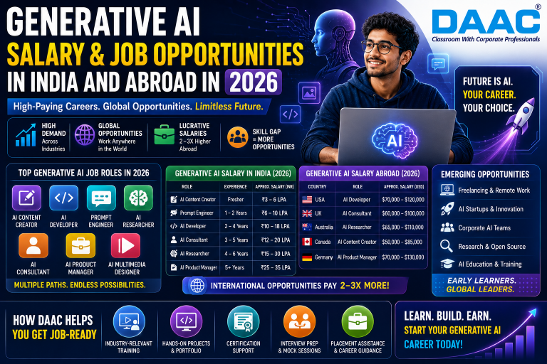 Generative AI Salary & Job Opportunities in India and Abroad in 2026