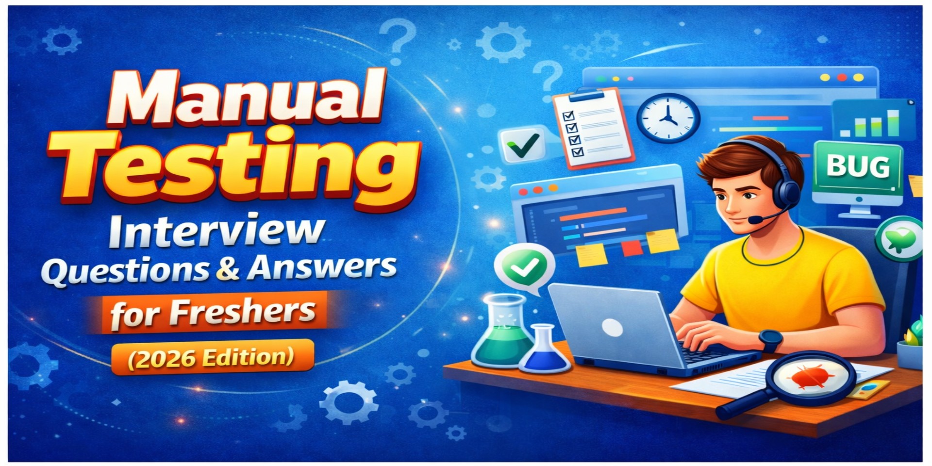 Manual Testing Interview Questions & Answers for Freshers (2026 Edition)