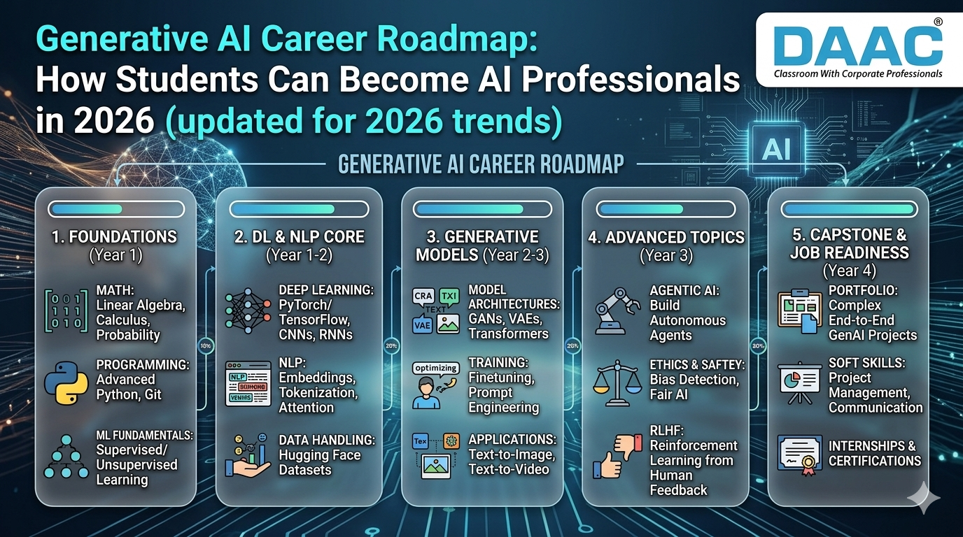 Generative AI Career Roadmap for Students 2026