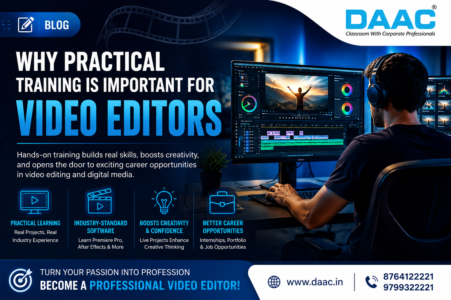 Why Practical Training is Important for Video Editors